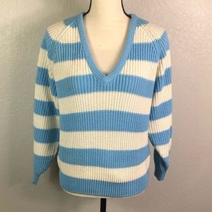 Vintage 80’s Striped V-Neck Sweater